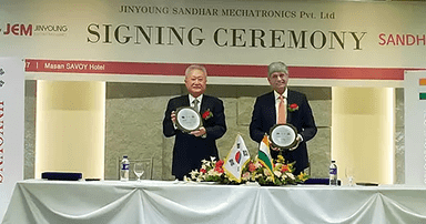 Sandhar Technologies and Jinyong Electro Mechanics form new JV company